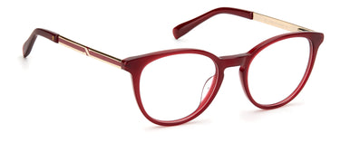 Premium Women Pierre Cardin Eyeglasses: P.C. 8489 - Burgundy(2) - SpecSMART Eye Clinic (Diagonal View)